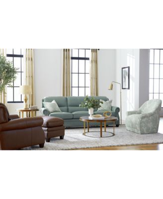Furniture Marick Leather Sofa Collection Created For Macys