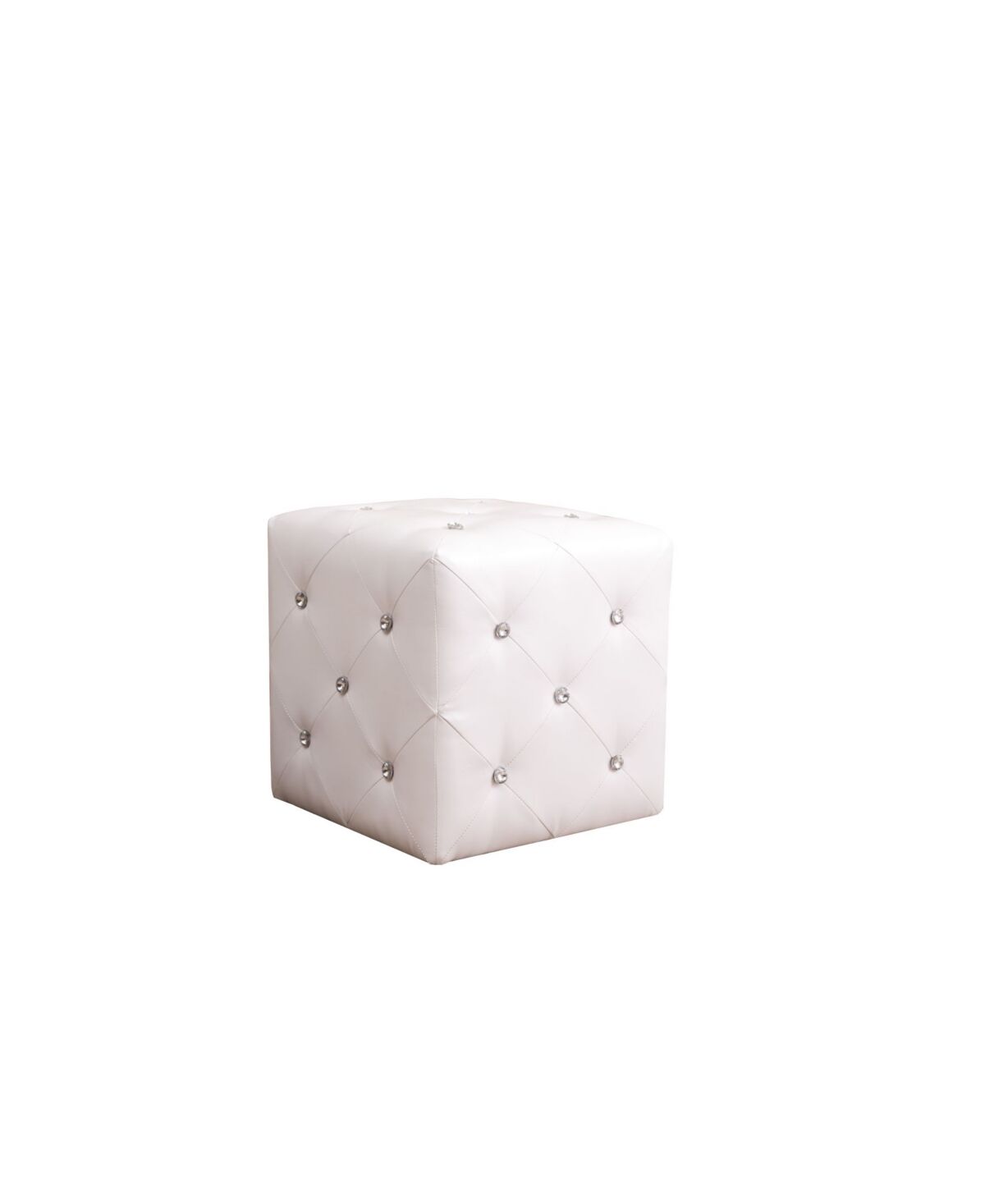 Home Accessories Forza Indoor Ottomans - White