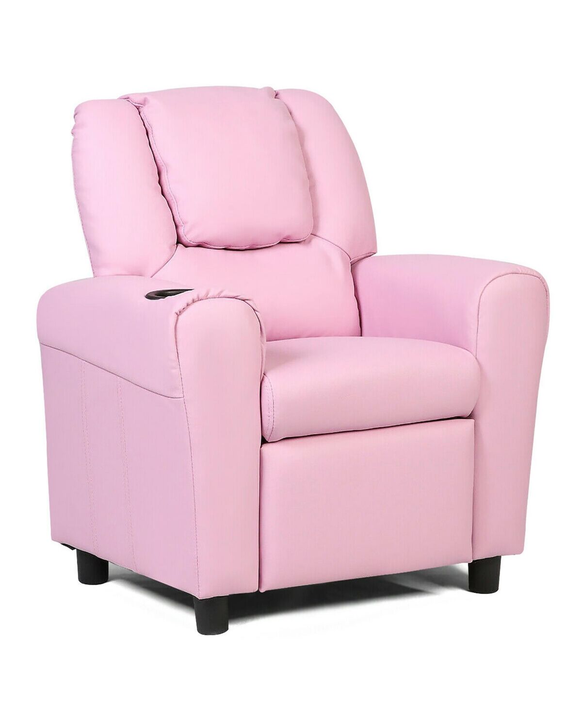 Costway Kids Recliner Armchair Children's Furniture Sofa Couch Chair - Pink