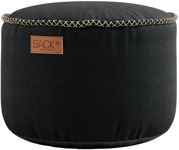 SACK it ApS SACK it - RETRO it Canvas Pouf, schwarz