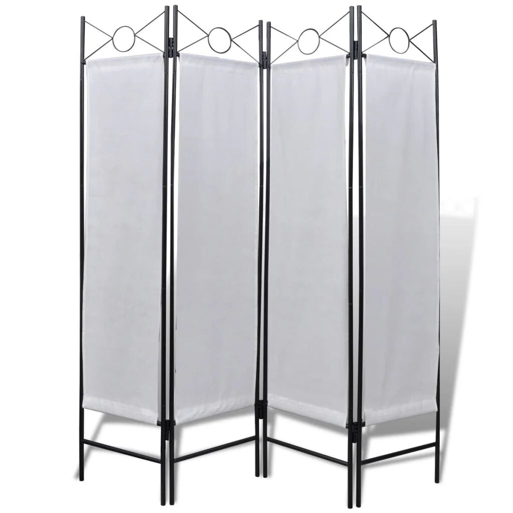Unbranded 4-Panel Room Divider Privacy Folding Screen 160 x 180 Cm - White