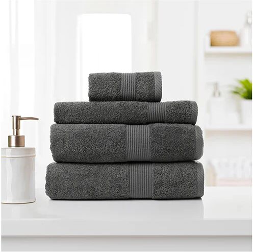 Royal Comfort 4 Pcs Luxurious Absorbent Cotton Bamboo Towel Set