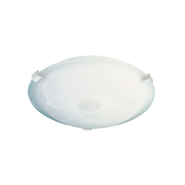 Oriel Lighting Glass Ceiling Light With Clips
