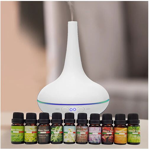 Milano Decor Aroma Diffuser Set With 13 Pack Diffuser Oils Humidifier Aromatherapy