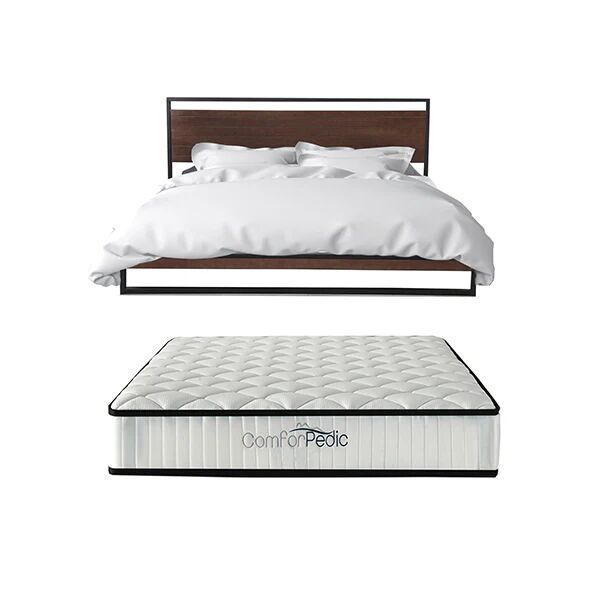Royal Comfort Azure Bed Frame With Comforpedic Mattress Package Deal Bedroom Set