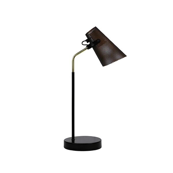 Stylux Lighting Black And Brass Desk Lamp