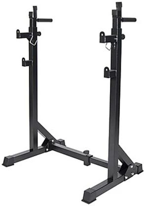 Unbranded Commercial Squat Rack Adjustable Exercise Weight Lifting Gym Stand