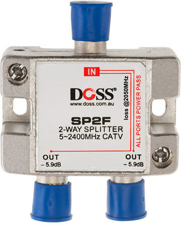 Doss 2 Way F Splitter Or Combiner