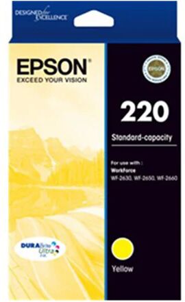 Epson 220 Std Cap Durabrite Ultra Yellow Ink