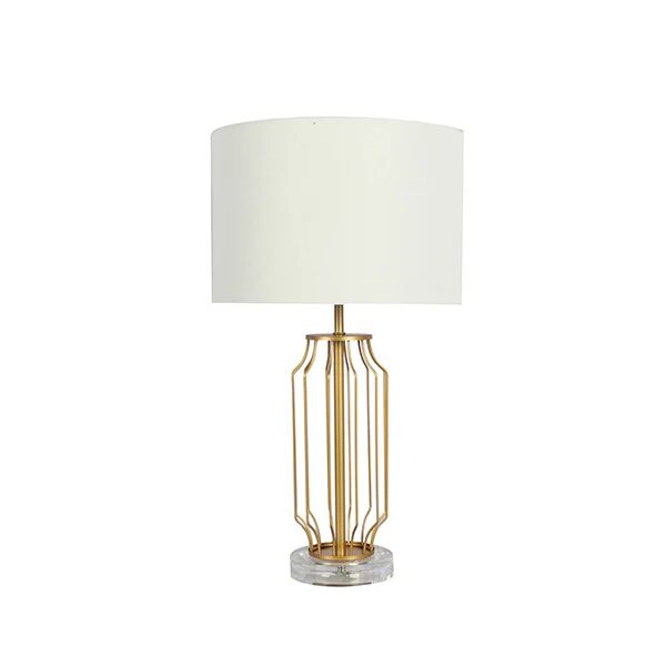 Oriel Lighting Gold Complete Metal Table Lamp
