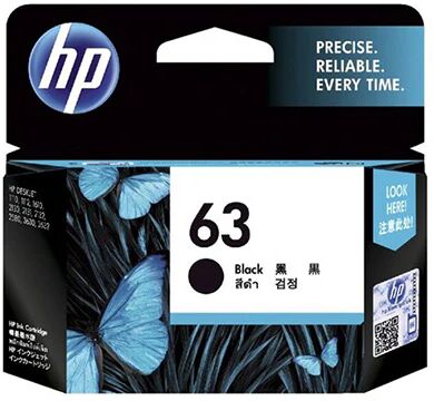 HP 63 Black Original Ink Cartridge