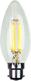 Oriel Lighting Led C35 4W B22 2700K Dimmable