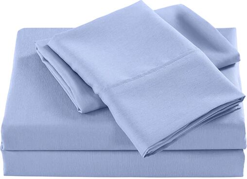 Casa Decor Cooling Sheet Set Ultra Soft Bedding Light Blue