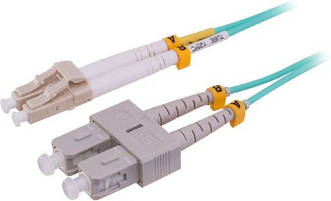 Pro2 2Mm Duplex Om3 Fibre Patch Lead Lc To Sc