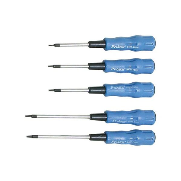 Proskit 5 Piece Star Screwdriver Set