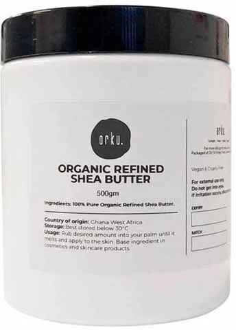 Unbranded Refined Shea Butter Jar Certified Organic