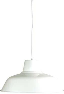 Oriel Lighting Retro Industrial Pendant 430 White