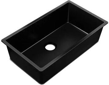 Cefito Stone Kitchen Sink Black 790 x 450