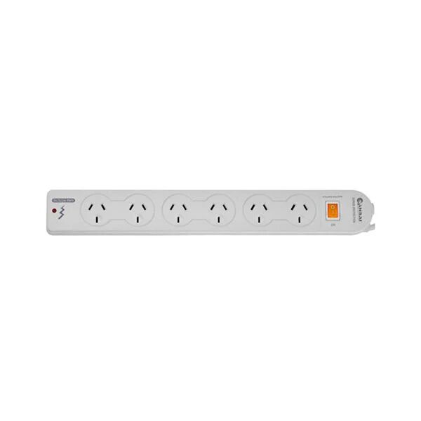 Sansai 6 Way Surge Protector