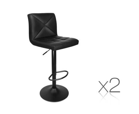 Artiss Set of 2 Leather Bar Stools