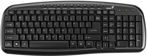 Genius Kb M225C Multimedia Spill Resistant Usb Keyboard