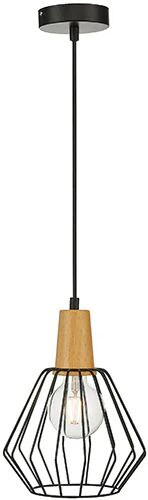 Lamp Wood Pendant Light Bar Black Lamp Lighting Modern Ceiling Lights