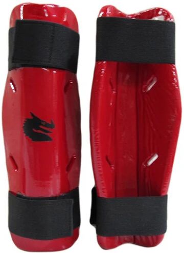 Morgan Sports Morgan Dipped Foam Protector Shin Guards Red