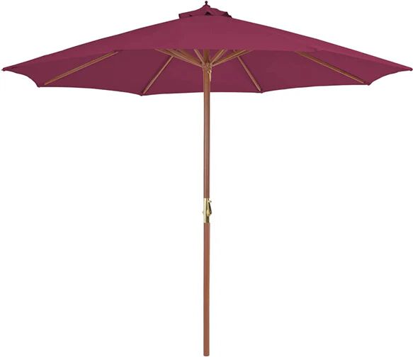 Unbranded Outdoor Parasol With Wooden Pole 300 Cm