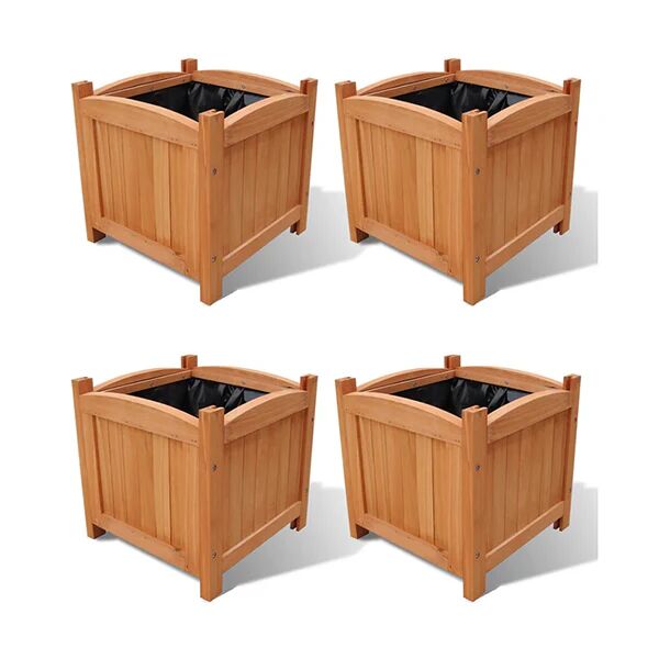 Unbranded Planters 4 Pcs 30 X 30 X 30 Cm