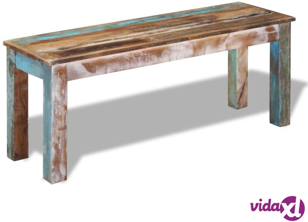 vidaXL Bench Solid Reclaimed Wood 110x35x45 cm