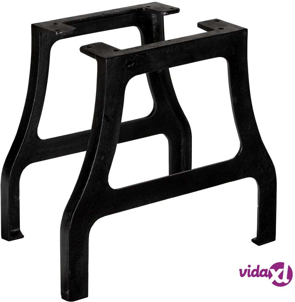 vidaXL Coffee Table Legs 2 pcs A-Frame Cast Iron