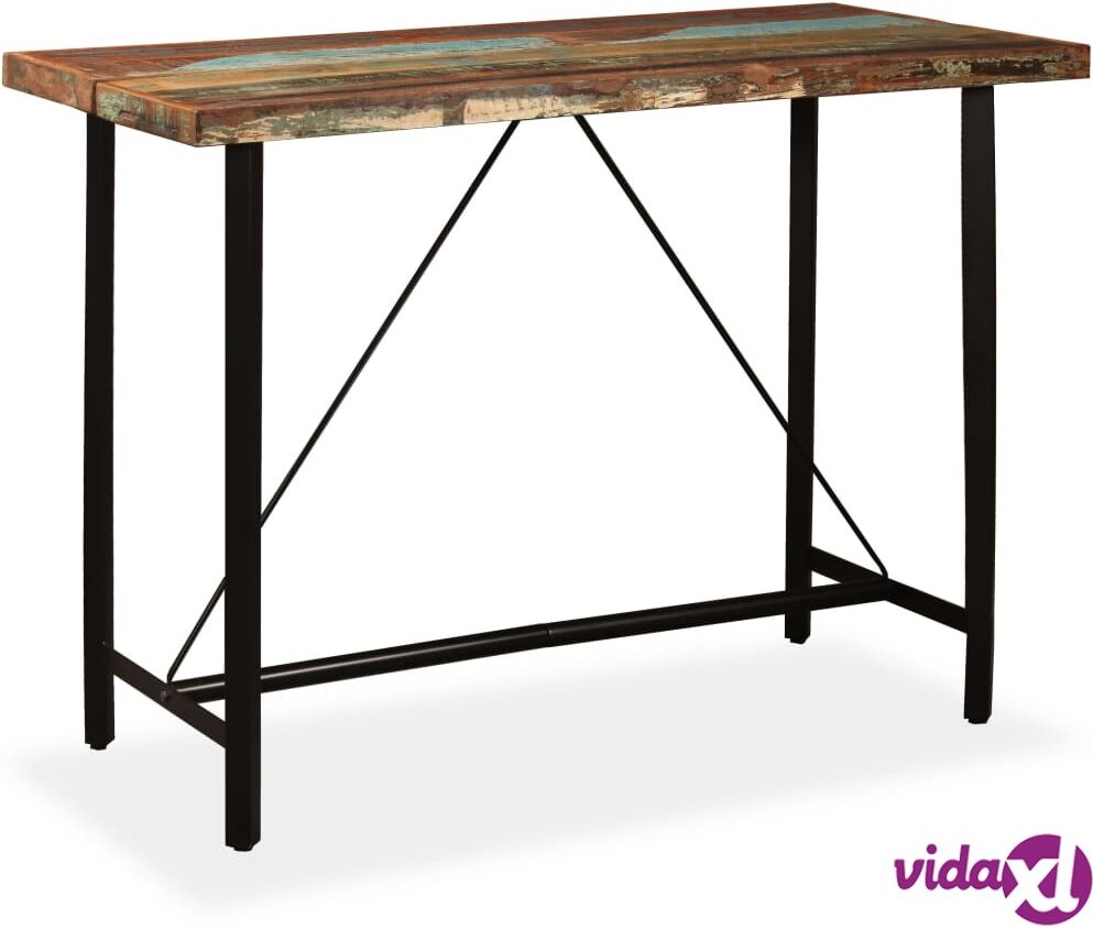 vidaXL Bar Table 150x70x107 cm Solid Reclaimed Wood