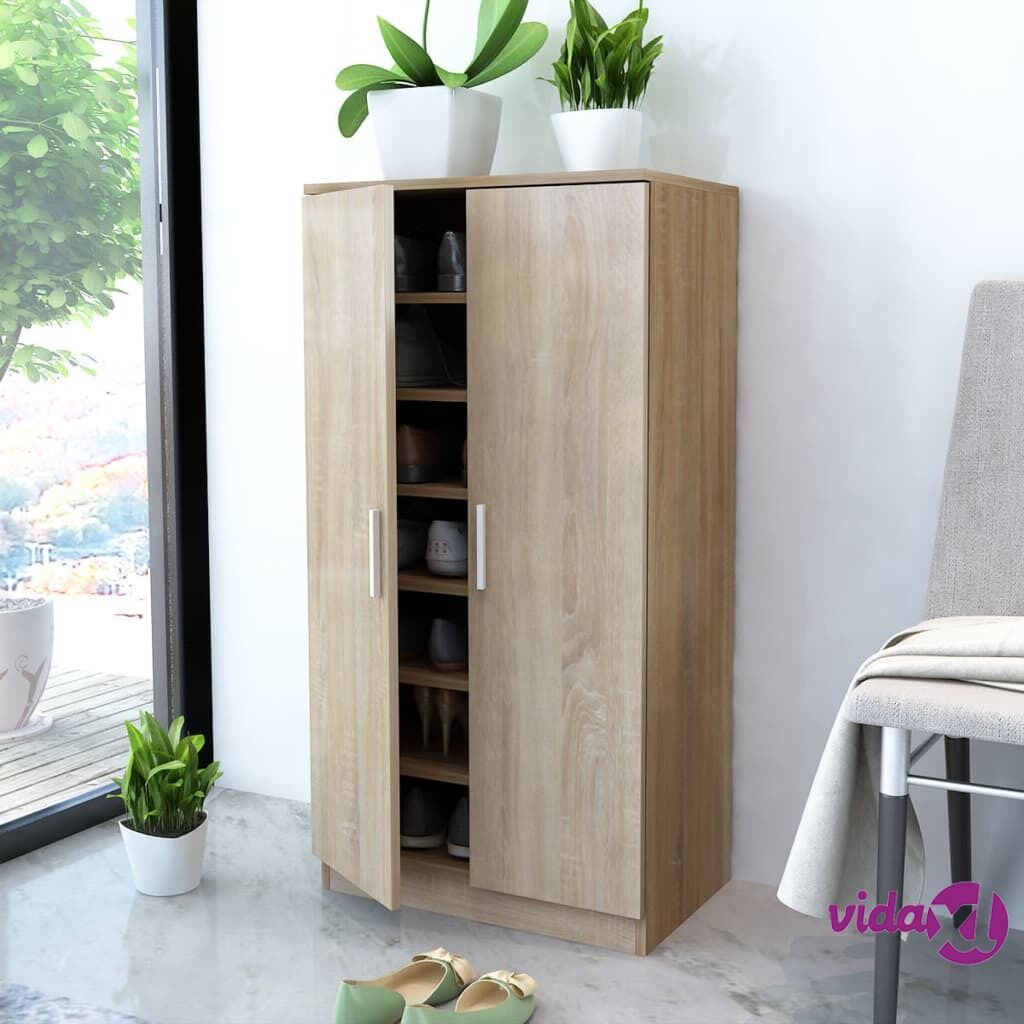 vidaXL Folding Wall Table Oak 100x60 cm