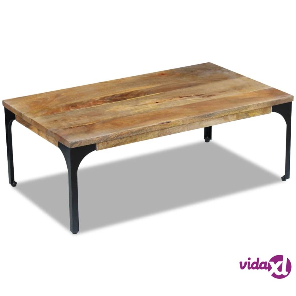 vidaXL Coffee Table Mango Wood 100x60x35 cm