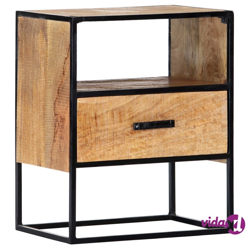 vidaXL Nightstand 40x30x50 cm Solid Mango Wood