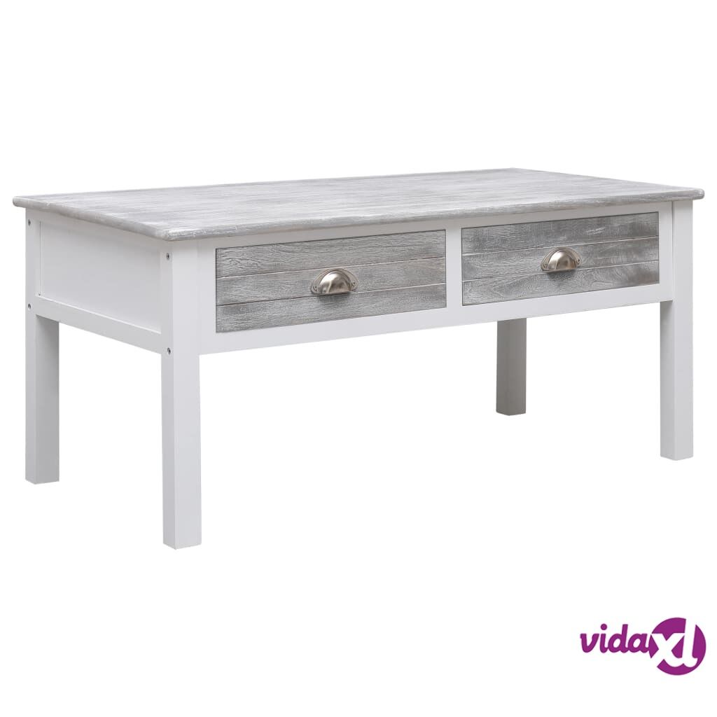 vidaXL Coffee Table Grey 100x50x45 cm Wood