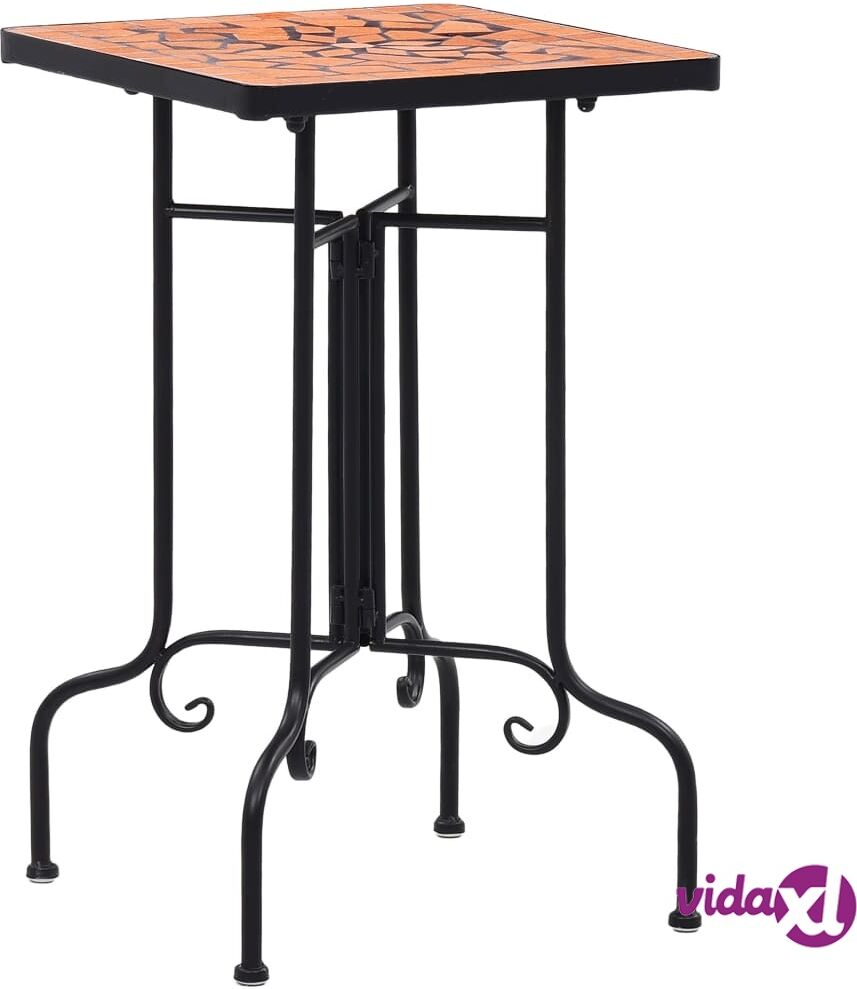 vidaXL Mosaic Side Table Terracotta Ceramic