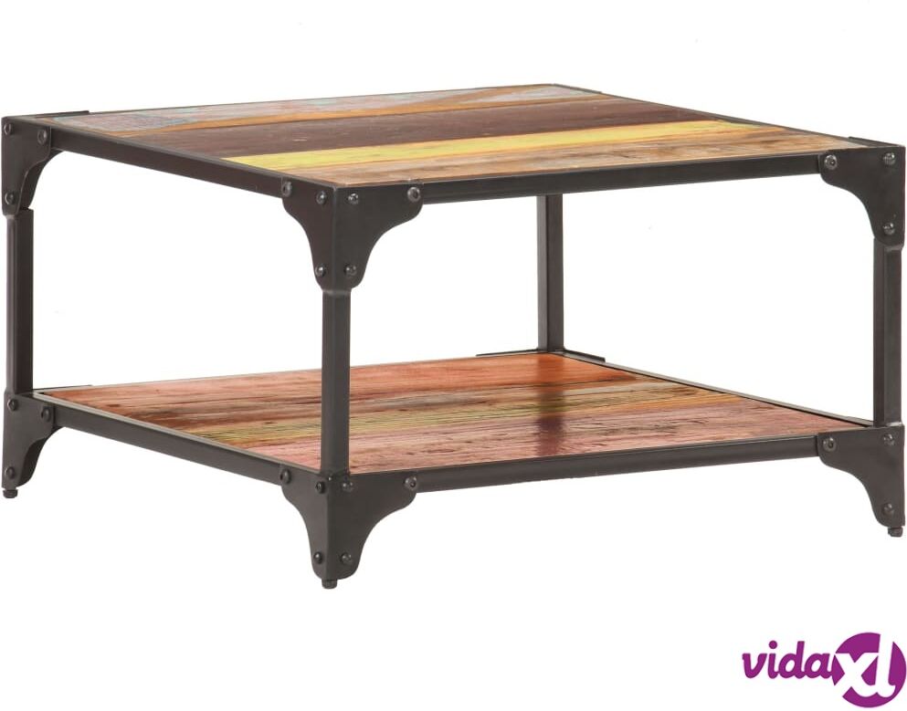 vidaXL Coffee Table 60x60x35 cm Solid Reclaimed Wood