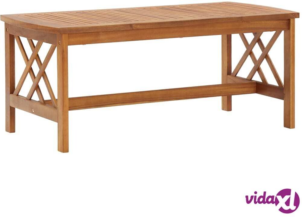 vidaXL Coffee Table 102x50x43 cm Solid Acacia Wood