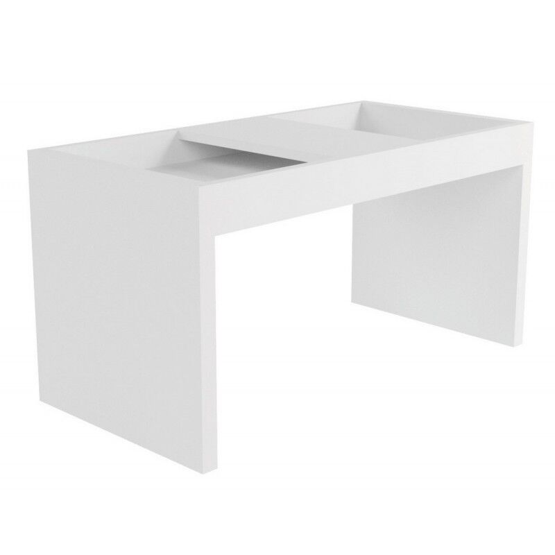 Caemmum Table Basse Rectangle 68 cm Blanche