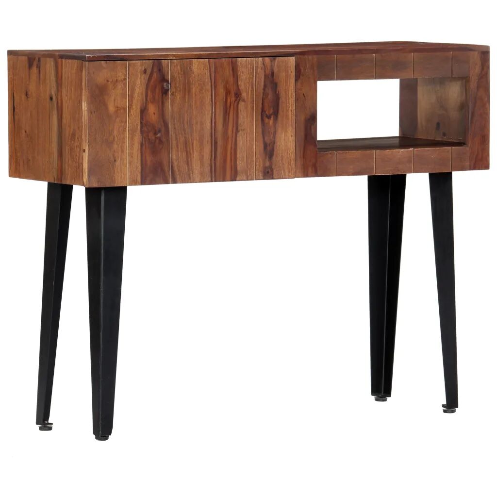 vidaXL Table console 90 x 30 x 75 cm Bois de Sesham massif