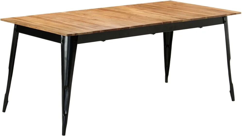 vidaXL Table de salle à manger 180x90x76 cm Bois d'acacia massif