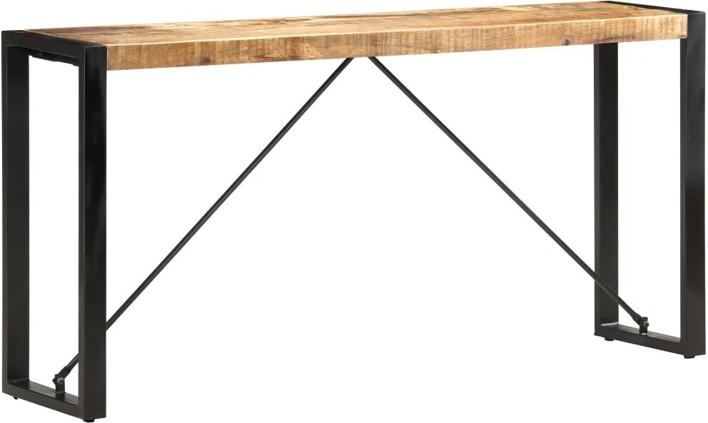 vidaXL Table console 150x35x76 cm Bois de manguier massif