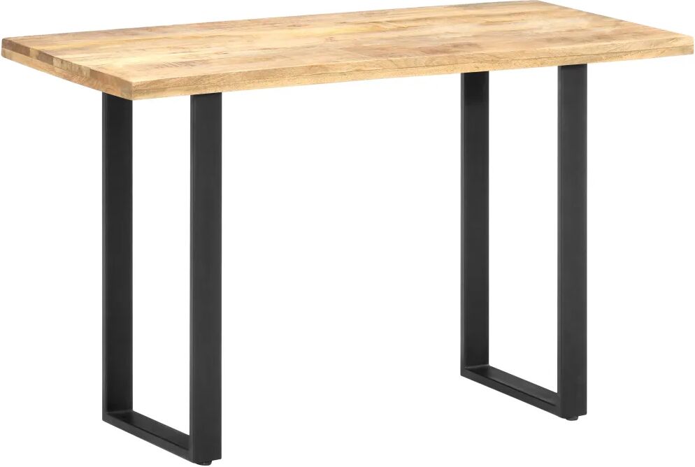 vidaXL Table de salle à manger 120x60x76 cm Bois solide de manguier