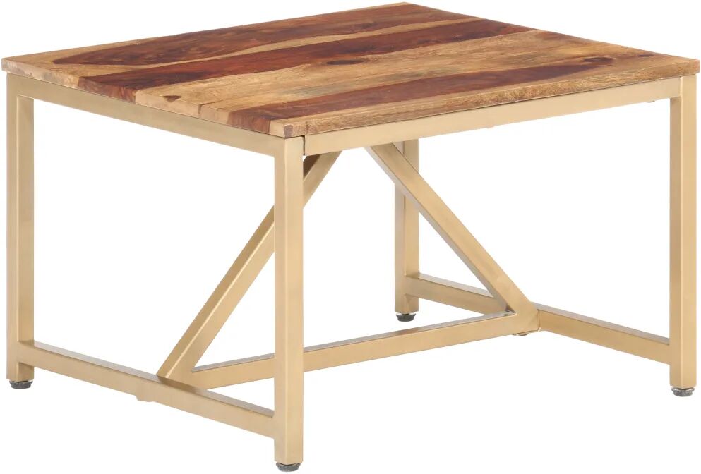 vidaXL Table d'appoint 60x60x40 cm Bois solide