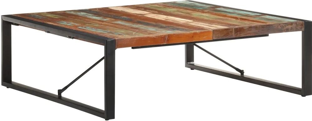 vidaXL Table basse 120x120x40 cm Bois de récupération massif