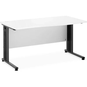 Fromm & Starck Bürotisch - 140 x 73,5 cm - weiß/grau