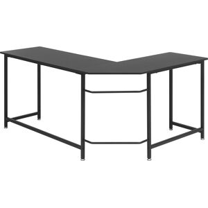 MCA furniture Schreibtisch »Maletto«, Eckschreibtisch, Belastbar bis 40 kg Schwarz + Schwarz + Schwarz Größe