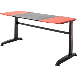 MCA furniture Gamingtisch »mcRacing«, Game Desk mcRacing, Schwarz-Rot-Schwarz Rot-Schwarz-Rot + Schwarz + Rot-Schwarz-Rot Größe