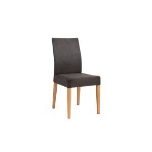 Wood Dream Stuhl »Cora«, (Set), 2 St., Microfaser, Vollmontiert, Sitzhöhe 49 cm anthrazit Größe